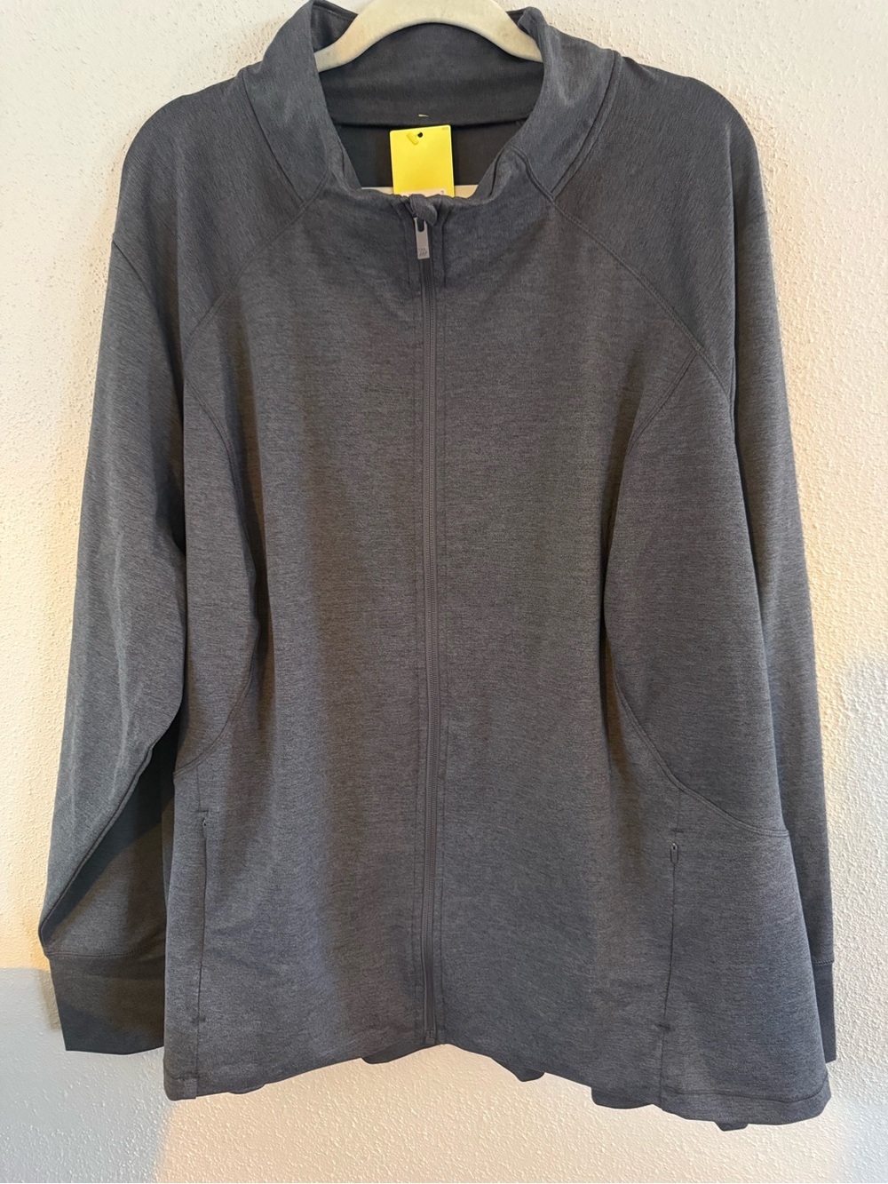 all in motion Charcoal Full-Zip Utility Jacket